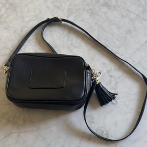 Belle&Bloom Camera bag black leather